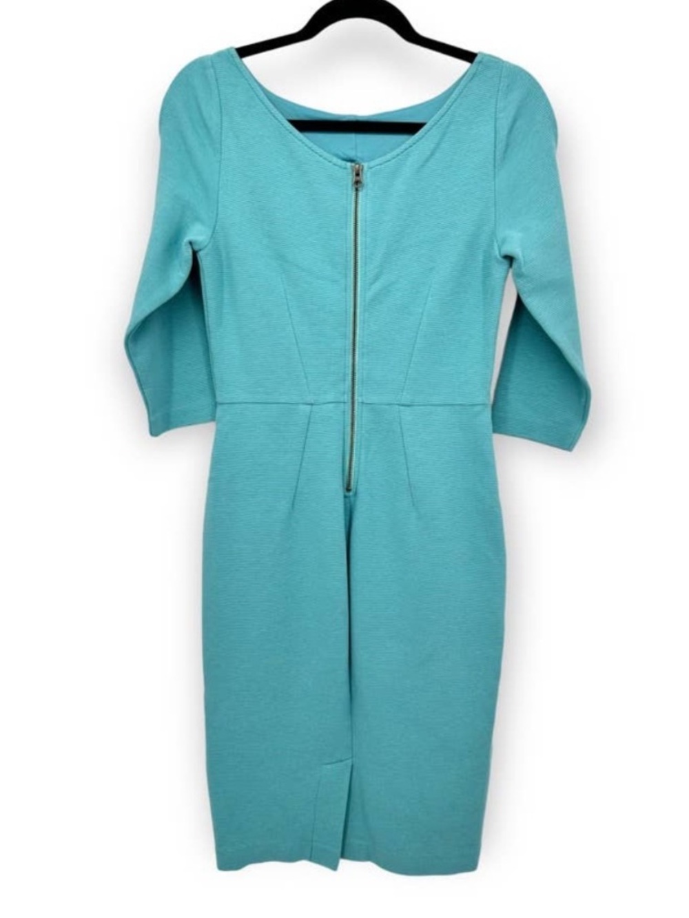 Boden Aurelia Ottoman Sheath Dress Mint Green Blue Size 2 - Picture 6 of 10